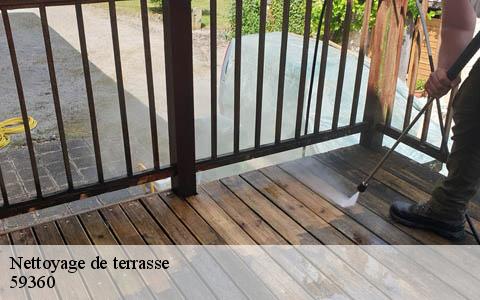 Nettoyage de terrasse  catillon-sur-sambre-59360 Entreprise Léonard