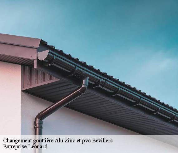 Changement gouttière Alu Zinc et pvc  bevillers-59217 Entreprise Léonard