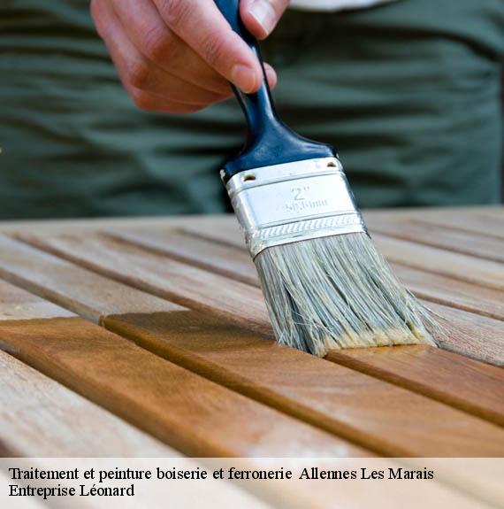 Traitement et peinture boiserie et ferronerie   allennes-les-marais-59251 Entreprise Léonard