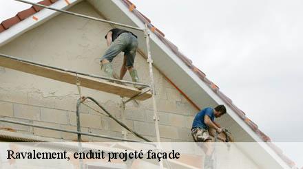 Ravalement, enduit projeté façade   banteux-59266 Entreprise Léonard