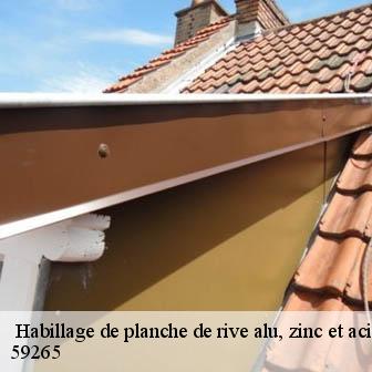  Habillage de planche de rive alu, zinc et acier   abancourt-59265 Entreprise Léonard