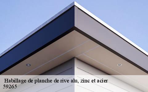  Habillage de planche de rive alu, zinc et acier   abancourt-59265 Entreprise Léonard