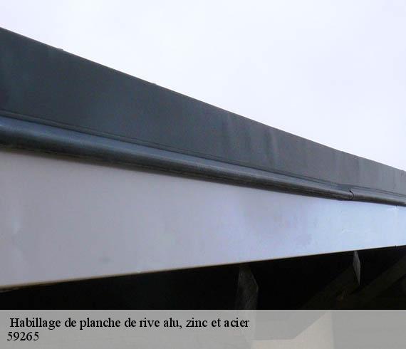  Habillage de planche de rive alu, zinc et acier   abancourt-59265 Entreprise Léonard