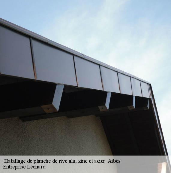  Habillage de planche de rive alu, zinc et acier   aibes-59149 Entreprise Léonard